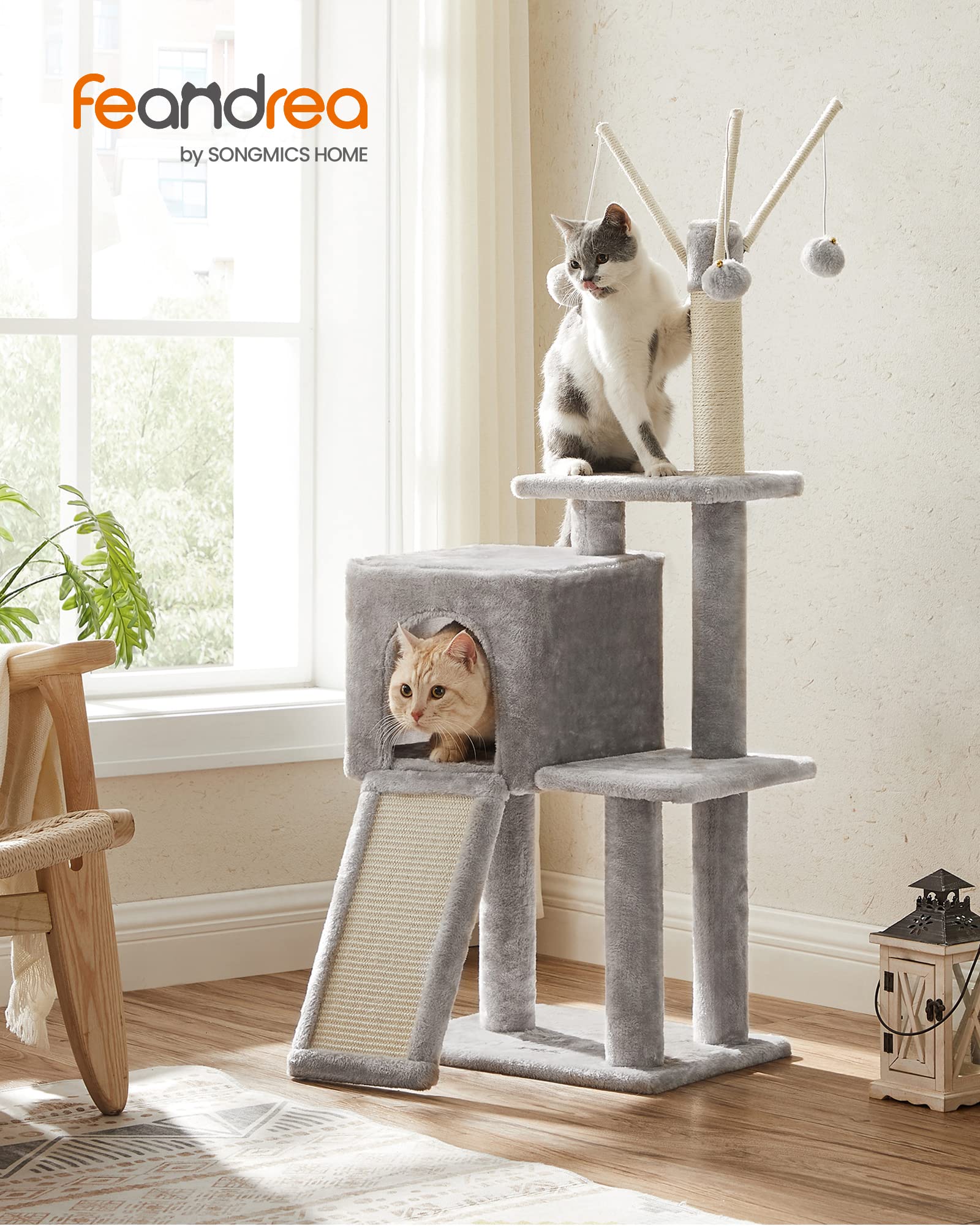 Foto 3 pulgar | Cat Tower Feandrea Small Para Gatos Y Gatitos De Interior, Varios Niveles - Venta Internacional.