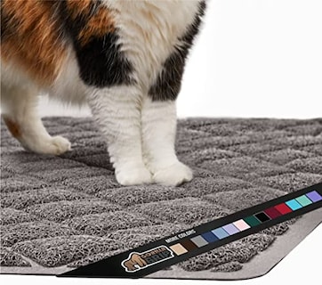 Foto 1 | Alfombrilla Para Gatos Gorilla Grip, Gruesa, 35 X 23 Cm, Gris - Venta Internacional.