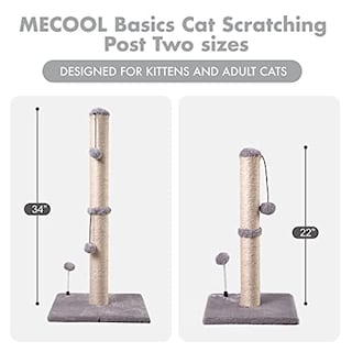 Foto 5 | Rascador Para Gatos Mecool Basics Premium, 86 Cm De Alto, Gris - Venta Internacional.