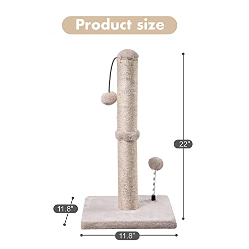 Foto 5 pulgar | Rascador Para Gatos Mecool Basics Premium Basics Beige - Venta Internacional.