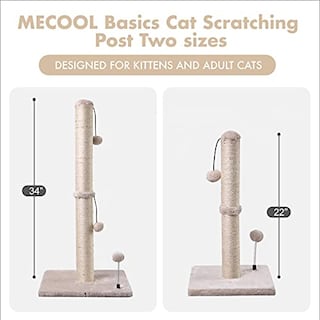Foto 6 | Rascador Para Gatos Mecool Basics Premium Basics Beige - Venta Internacional.