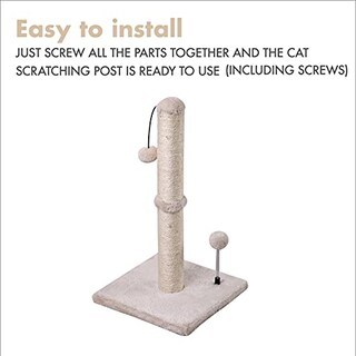 Foto 7 | Rascador Para Gatos Mecool Basics Premium Basics Beige - Venta Internacional.