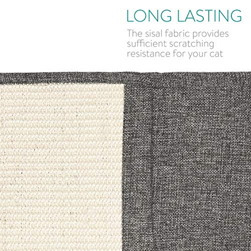 Foto 4 pulgar | Protector De Sofá Cat Scratch Mat Navaris Sisal Gris Oscuro - Venta Internacional.