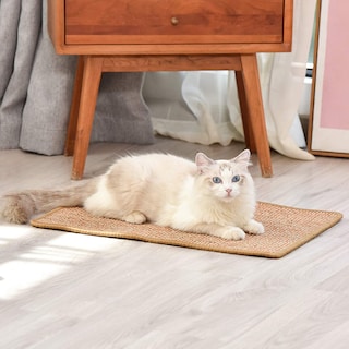 Foto 4 | Alfombrilla Rascadora Para Gatos Sanlin Beans, Sisal Natural, 60 X 40 Cm - Venta Internacional.