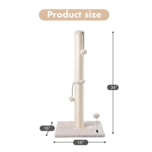 Foto 5 pulgar | Rascador Mecool Basics Para Gatos, 86 Cm De Alto, Para Gatitos Y Anuncios - Venta Internacional.