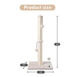 Foto 4 | Rascador Mecool Basics Para Gatos, 86 Cm De Alto, Para Gatitos Y Anuncios - Venta Internacional.