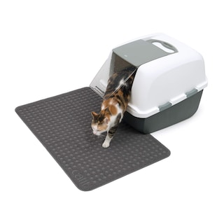 Foto 5 | Alfombrilla De Arena Para Gatos Catit Rectangular, Grande, Gris, 60 X 90 Cm - Venta Internacional.