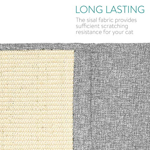 Foto 4 pulgar | Protector De Sofá Cat Scratch Mat Navaris Sisal Gris Claro - Venta Internacional.
