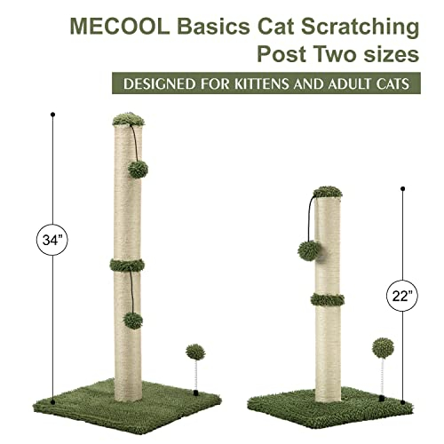 Foto 7 pulgar | Rascador Para Gatos Mecool Basics Premium, 86 Cm De Alto, Color Verde - Venta Internacional.