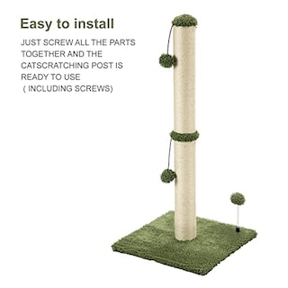 Foto 7 | Rascador Para Gatos Mecool Basics Premium, 86 Cm De Alto, Color Verde - Venta Internacional.
