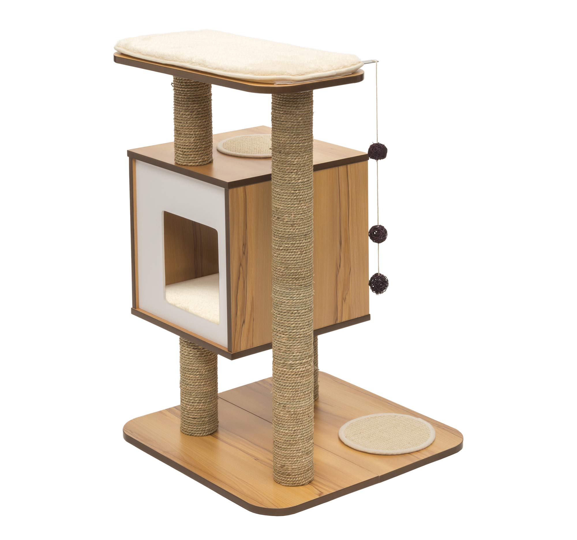 Foto 2 pulgar | Cat Tree Catit Vesper Base Walnut Con Postes Para Rascar - Venta Internacional.