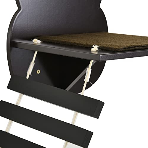 Foto 8 pulgar | Estanterías Para Gatos Pawhut Con Plataforma Curva, Casa, Puente Y Estrella - Venta Internacional.