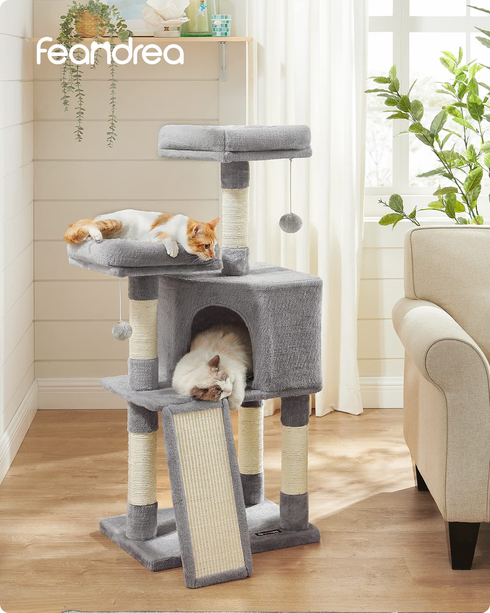 Foto 3 pulgar | Cat Tower Feandrea Cloud Nine Comfort Para Gatos De Interior - Venta Internacional.