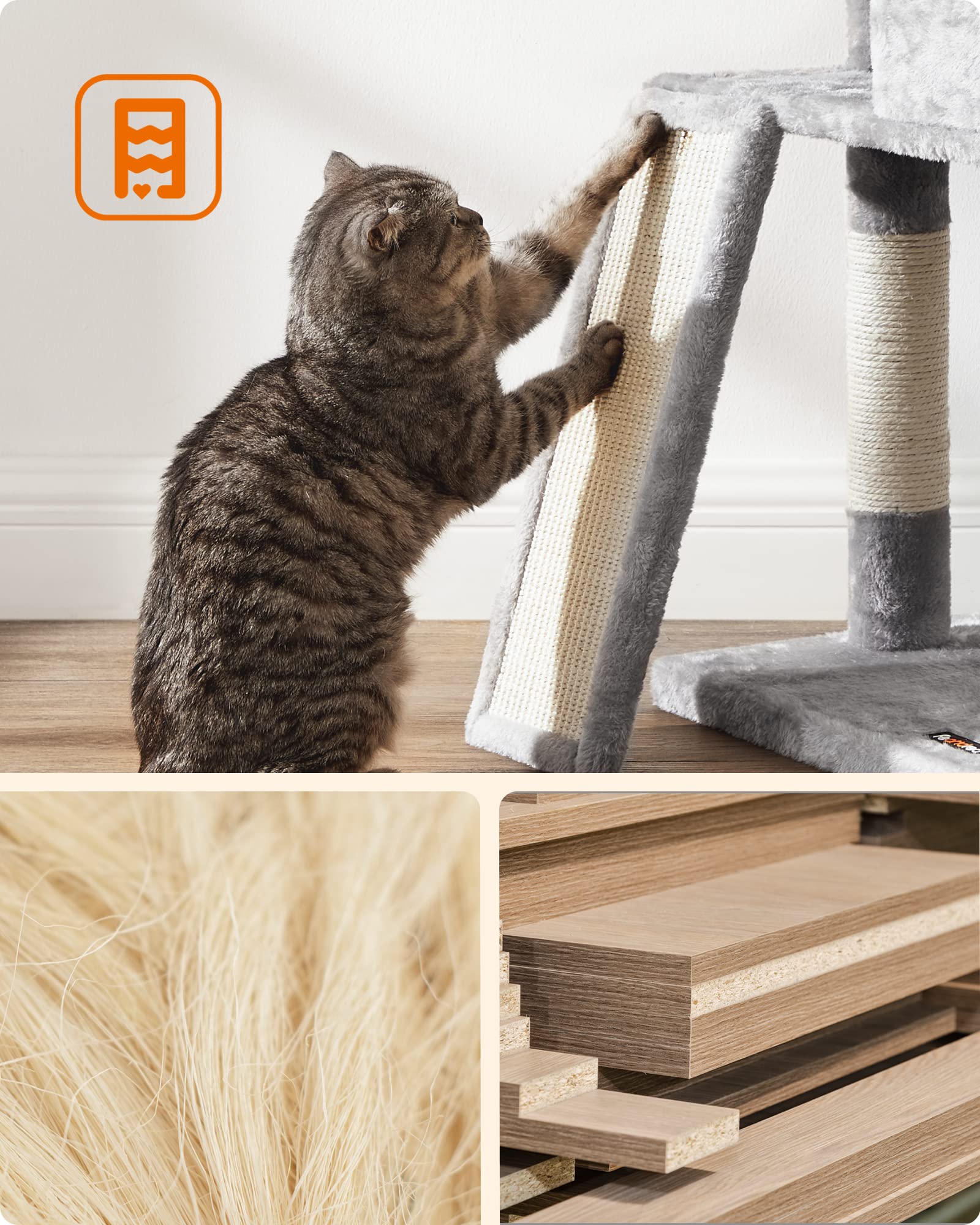 Foto 7 | Cat Tower Feandrea Cloud Nine Comfort Para Gatos De Interior - Venta Internacional.