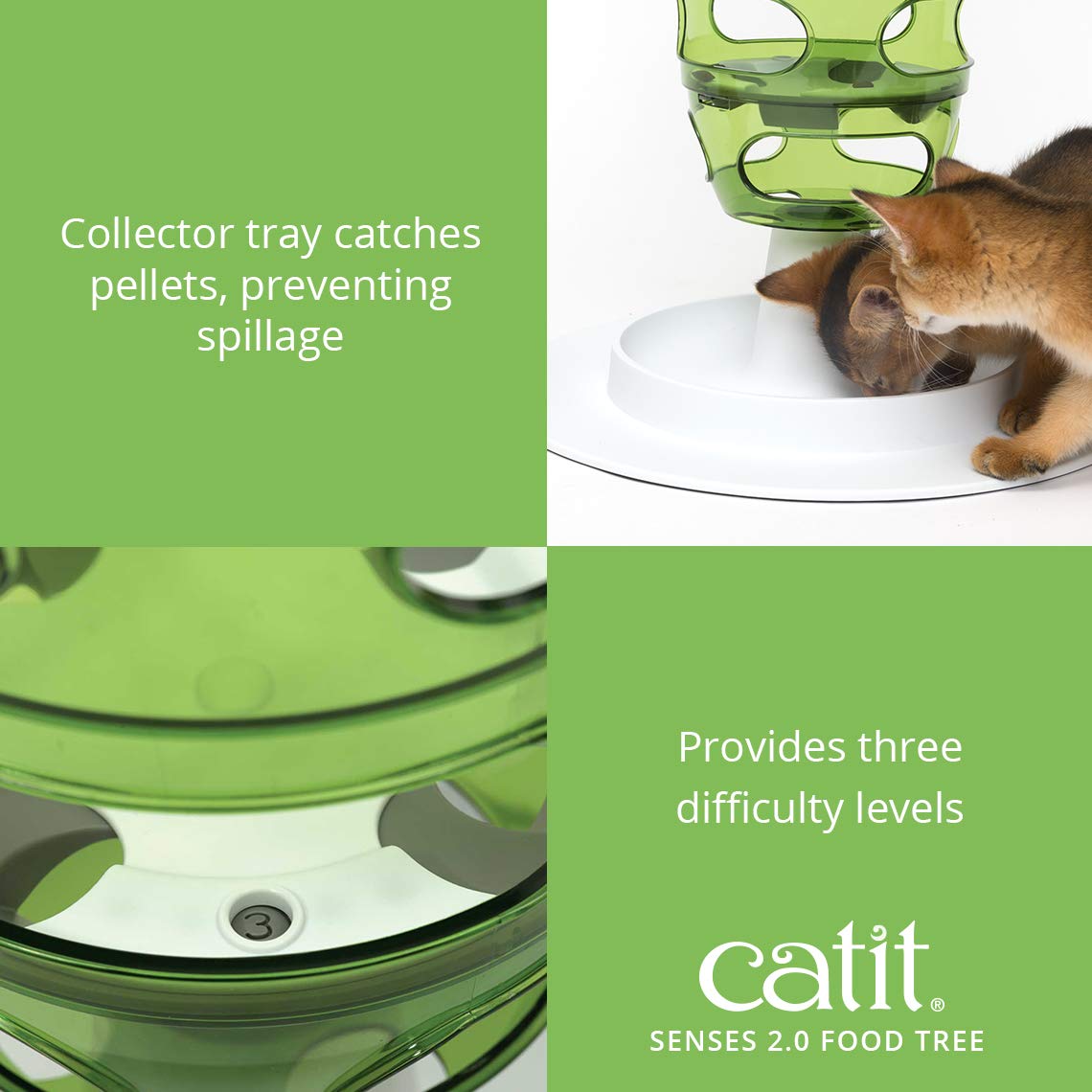 Foto 5 pulgar | Árbol Alimenticio Catit Senses 2.0 De Alimentación Lenta Para Alimentos Secos - Venta Internacional.
