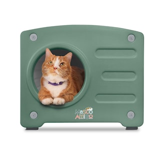 Foto 1 | Casa Para Gatos Con Rascador Mascoamigo Color Verde 56x44x40 Cm