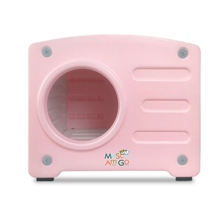 Foto 2 | Casa Para Gatos Con Rascador Mascoamigo Color Rosa 56x44x40 Cm