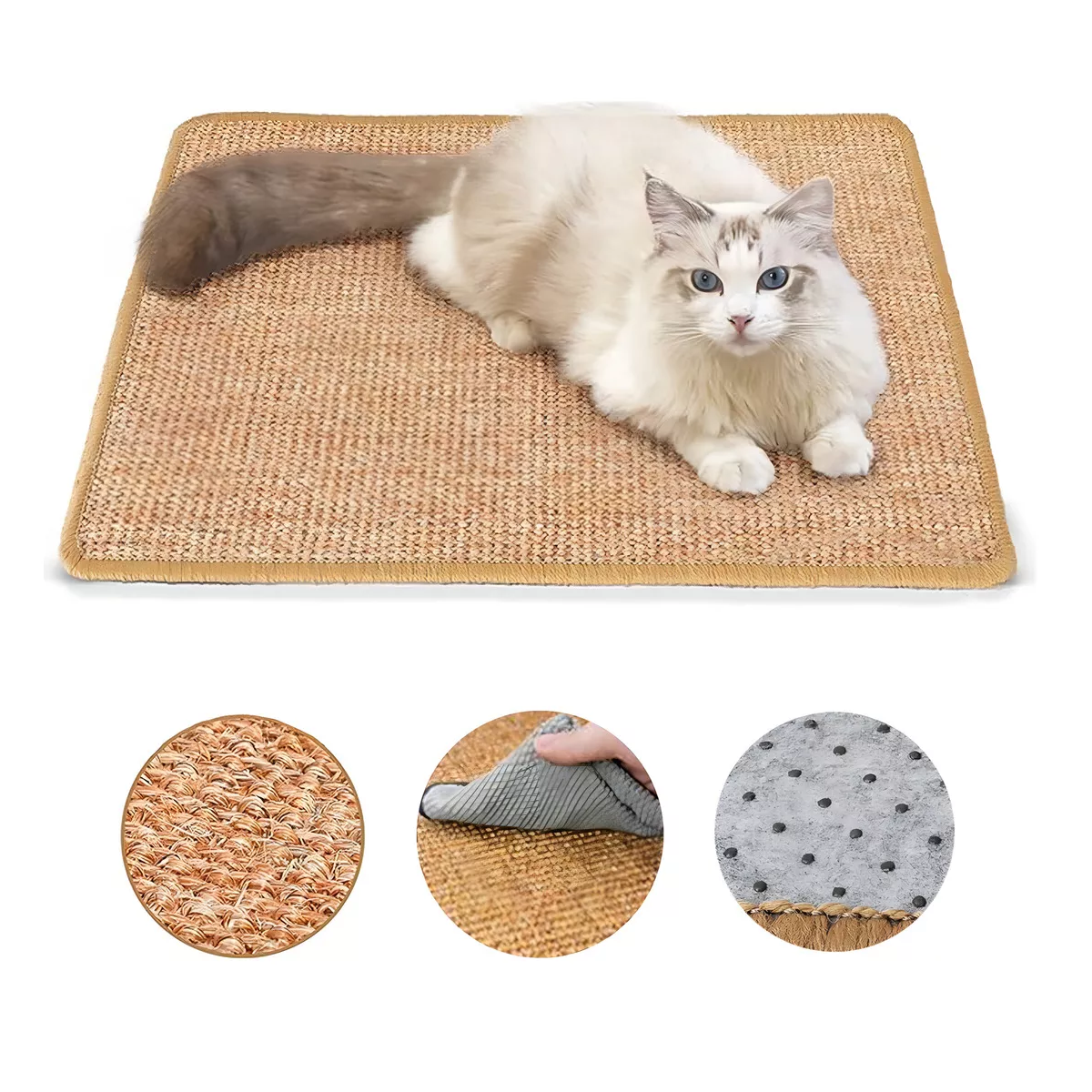 Foto 3 | Tapate Rascador Para Gatos De Sisal Eo Safe Imports Esi-18420 Beige