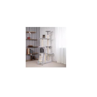 Foto 3 | Rascadores Para Gatos Arbol Torre Eo Safe Imports Esi-18418 Gris