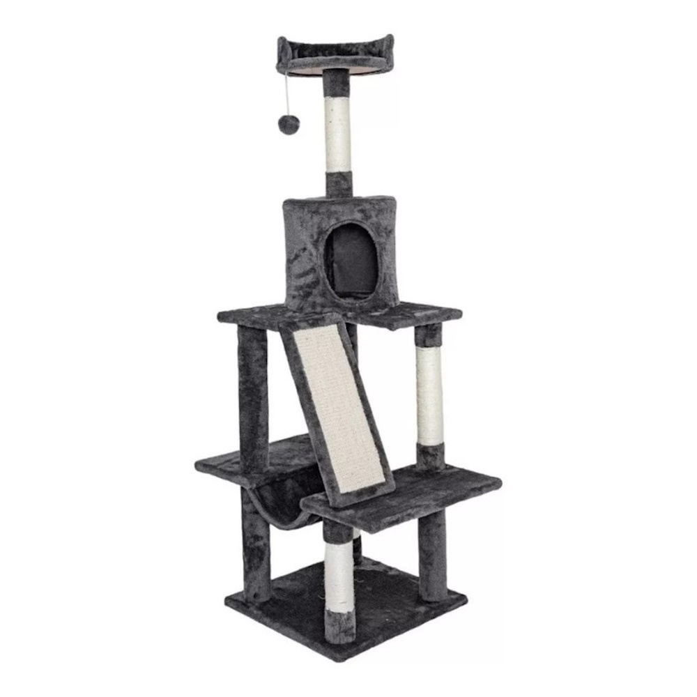 Mueble Grande Rascador Tipo Árbol P/gatos Sp-3832 Pawffy