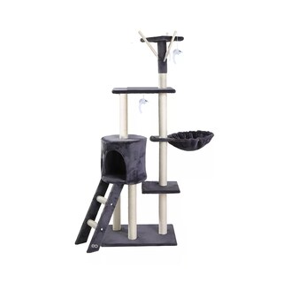 Foto 1 | Árbol Trepador Rascador De 138 Cm Para Gatos Eo Safe Imports Esi-15104-1 Multicolor
