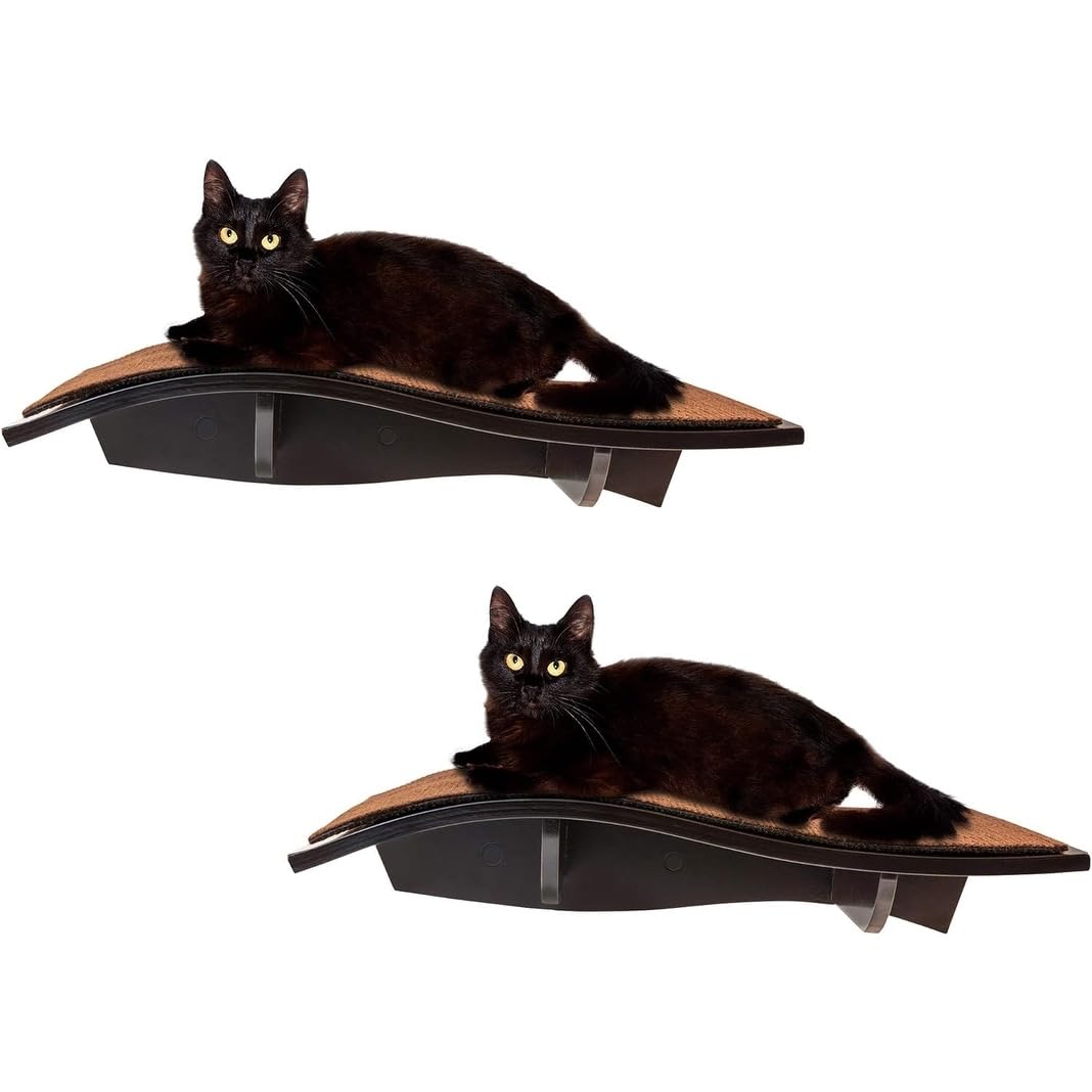 Foto 6 pulgar | Percha Para Gatos Cat Shelf Arf Pets, De Madera, Montada En La Pared, 20 X 11 Pulgadas - Venta Internacional.