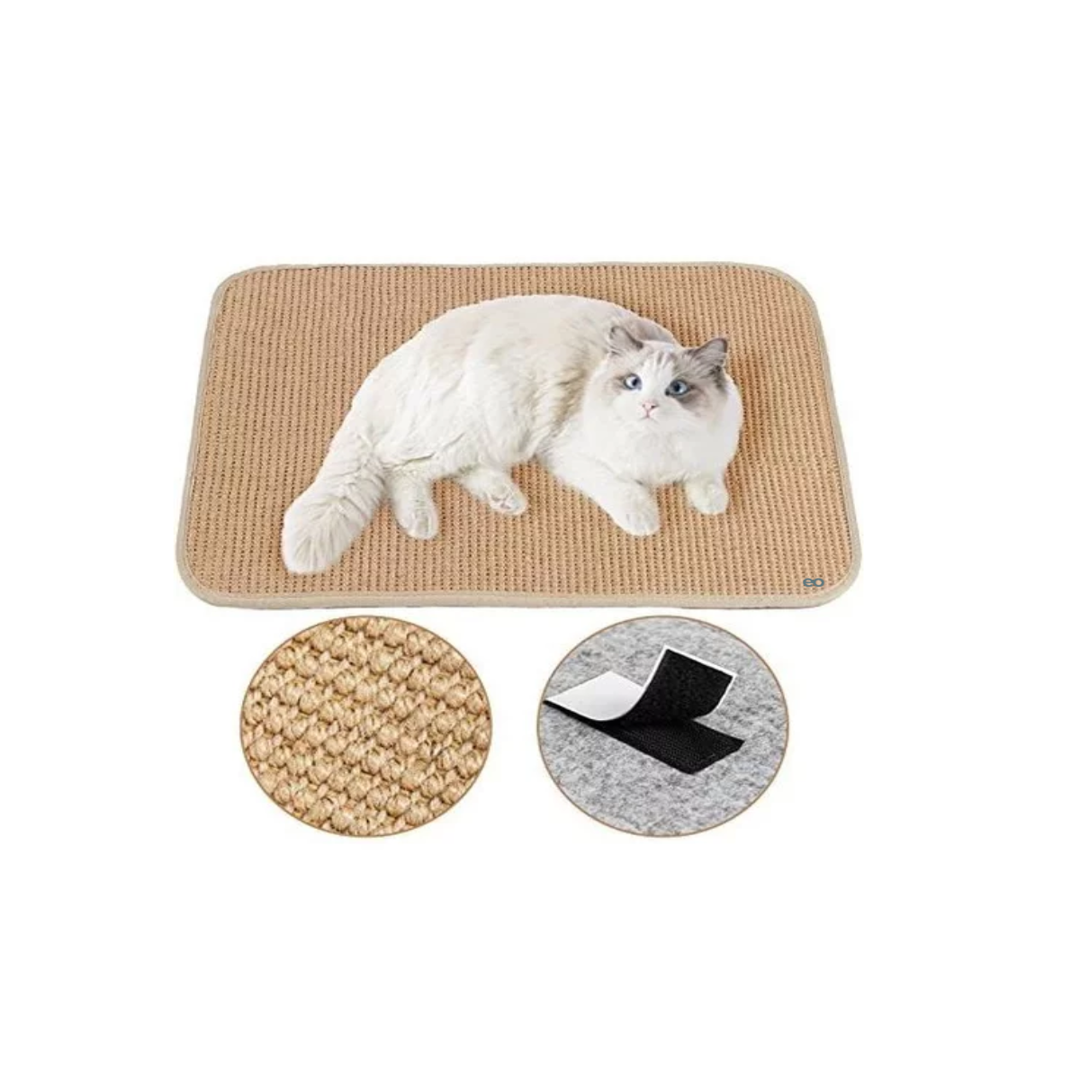 Foto 2 | Alfombrilla Rascadora Para Gatos Eo Safe Imports Esi-10847-1 Marrón