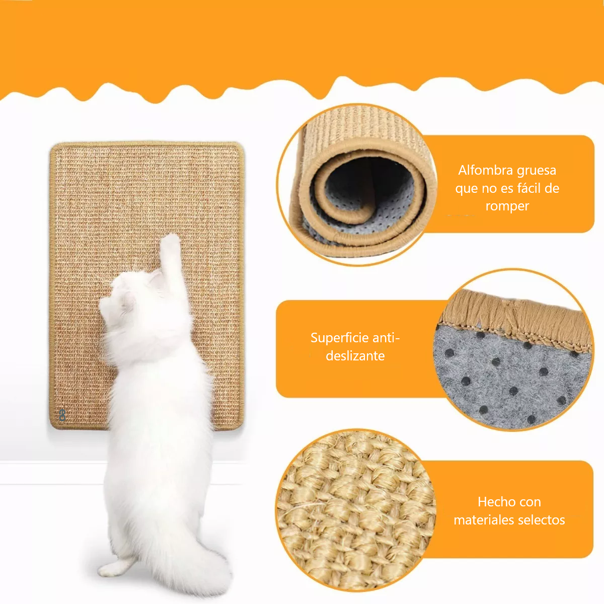 Foto 4 pulgar | Alfombrilla Rascadora Para Gatos Eo Safe Imports Esi-10847-1 Marrón