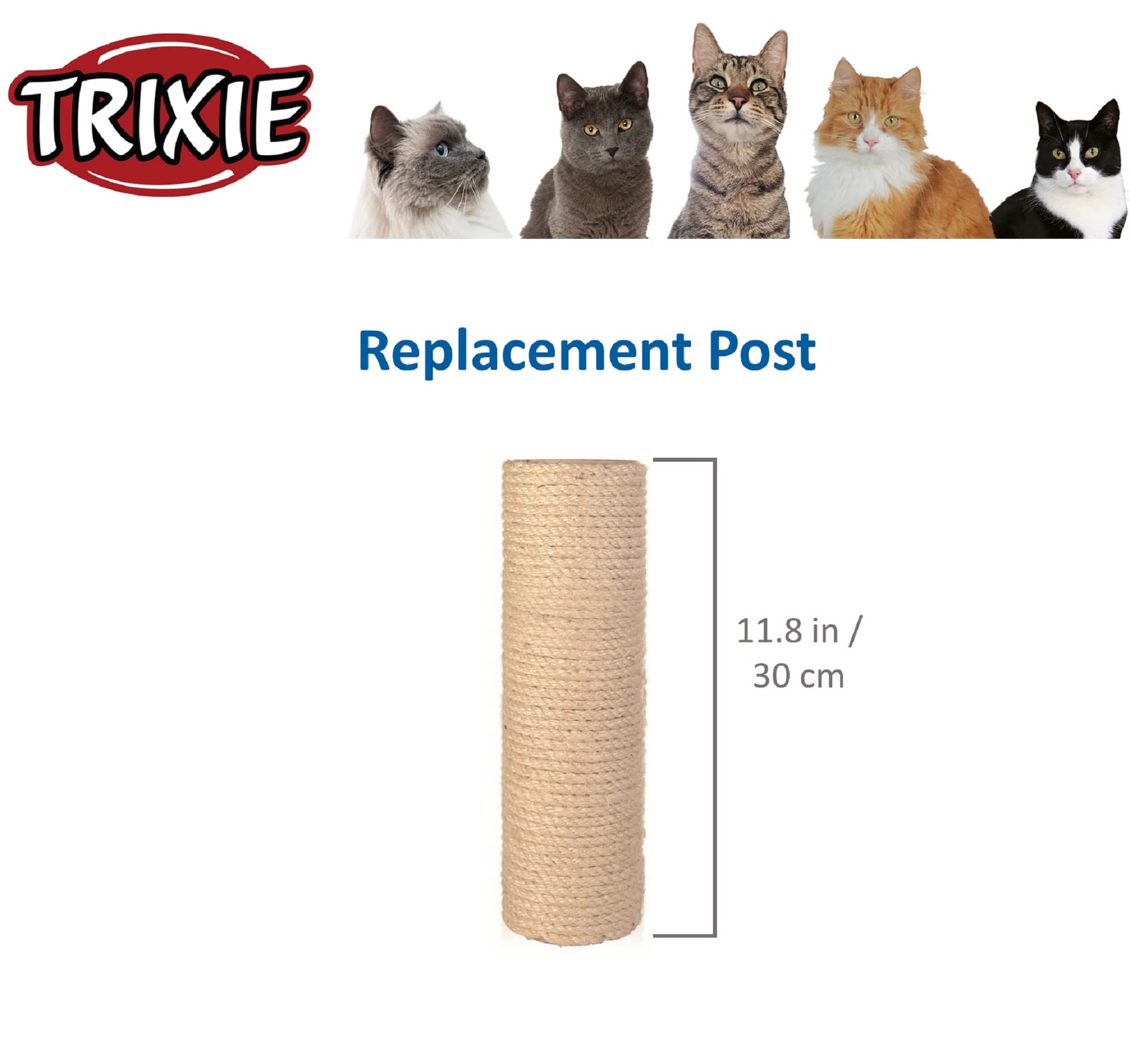 Foto 5 pulgar | Poste De Sisal De Repuesto Para Rascar Postes, Árboles Para Gatos Trixie - Venta Internacional.