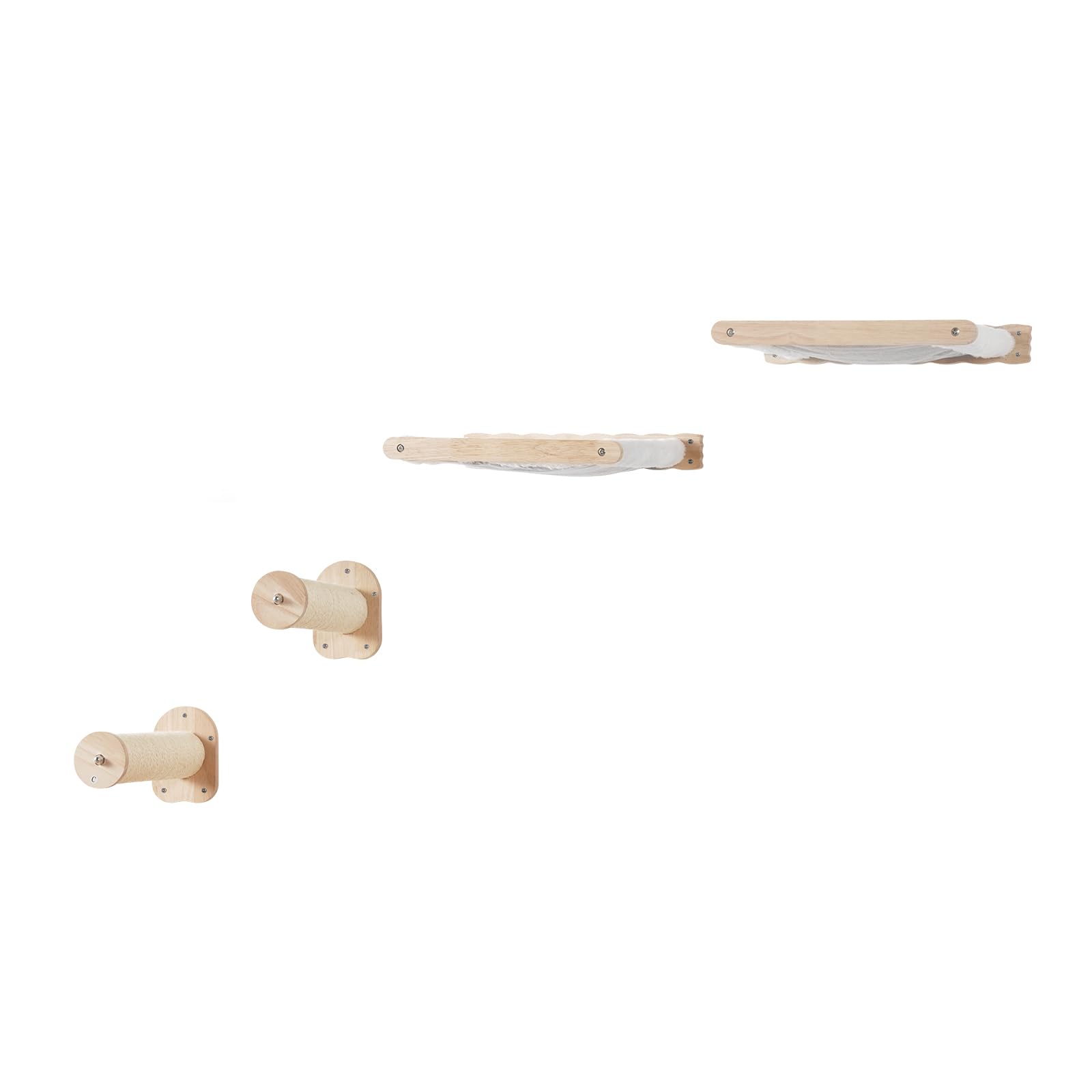 Foto 2 pulgar | Estantería De Pared Para Gatos Vevor Con Postes De Salto Y Hamacas - Venta Internacional.