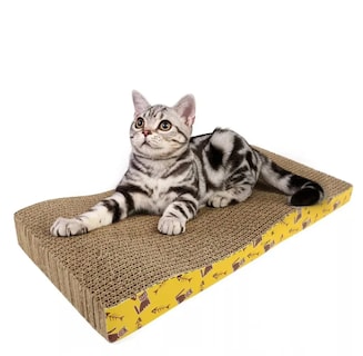 Foto 1 | Rascador Para Gatos Ondulado De Carton Corrugado
