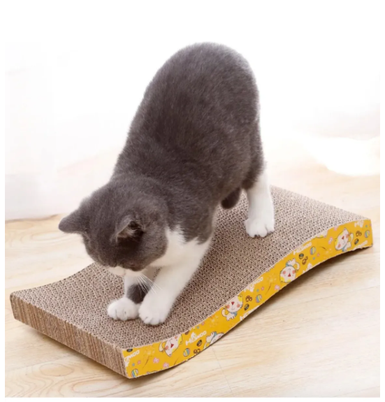 Foto 4 pulgar | Rascador Para Gatos Ondulado De Carton Corrugado