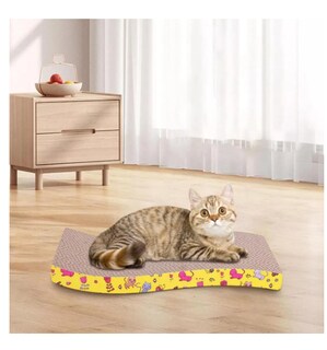 Foto 5 | Rascador Para Gatos Ondulado De Carton Corrugado
