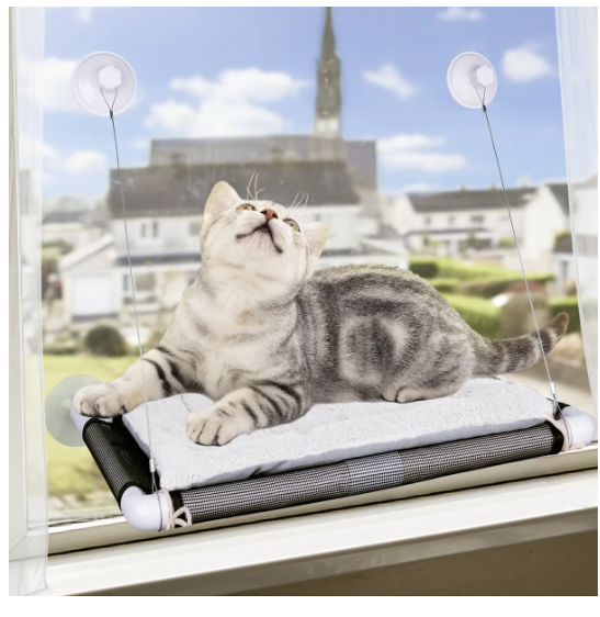 Foto 5 | Hamaca Con Manta Para Colgar En La Ventana De Gato De Ventana