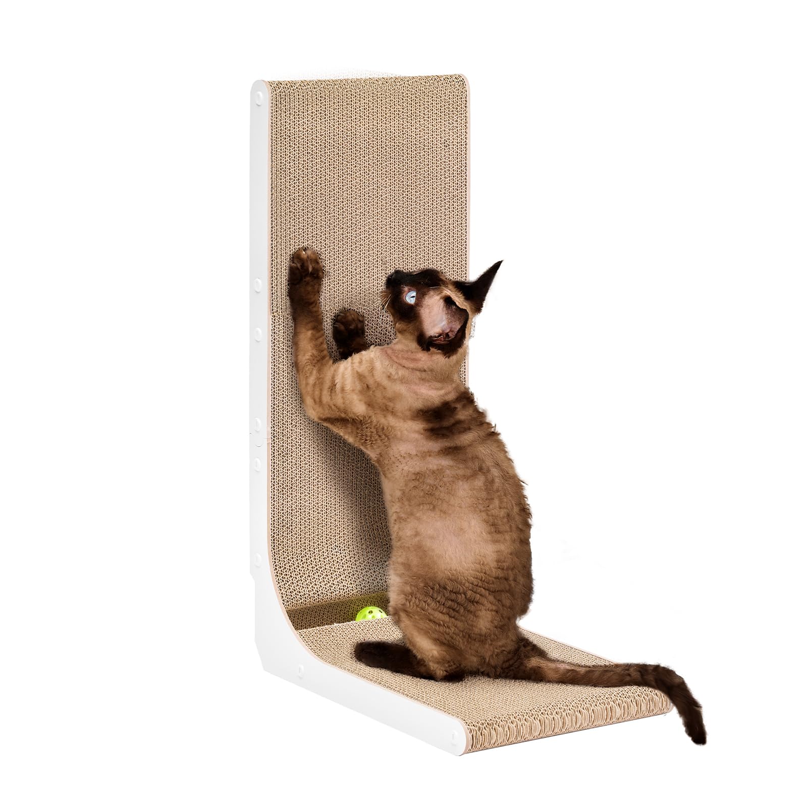 Foto 2 pulgar | Rascador De Cartón Para Gatos Eheyciga En Forma De L Para Gatos De Interior - Venta Internacional.