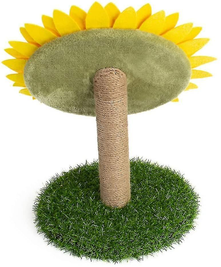 Foto 3 | Tabla Redonda Para Rascar Cat Toys Huoguo Para Gatos, Sisal Y Girasol - Venta Internacional.