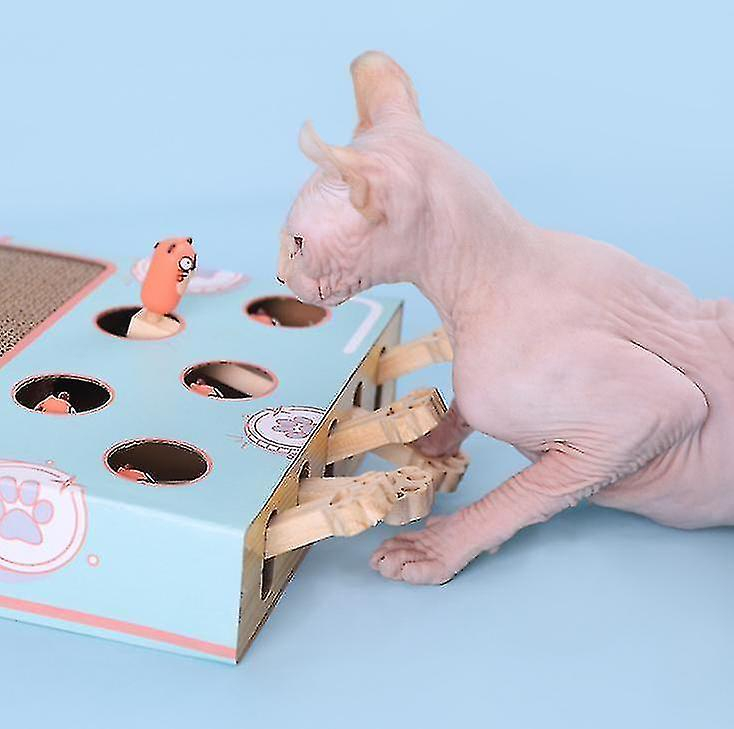 Foto 4 pulgar | Tabla Rascadora Para Gatos Huoguo, 2 En 1, De Cat Toy - Venta Internacional.