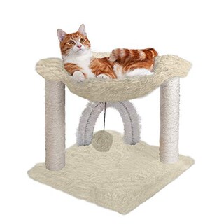 Foto 1 | Hamaca Cat Tree Playground Furhaven Tiger Tough Cream - Venta Internacional.