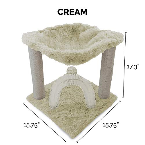 Foto 3 pulgar | Hamaca Cat Tree Playground Furhaven Tiger Tough Cream - Venta Internacional.
