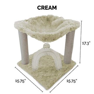 Foto 2 | Hamaca Cat Tree Playground Furhaven Tiger Tough Cream - Venta Internacional.