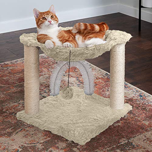 Foto 4 pulgar | Hamaca Cat Tree Playground Furhaven Tiger Tough Cream - Venta Internacional.