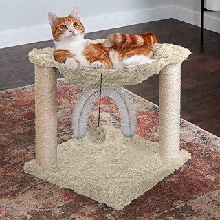 Foto 3 | Hamaca Cat Tree Playground Furhaven Tiger Tough Cream - Venta Internacional.