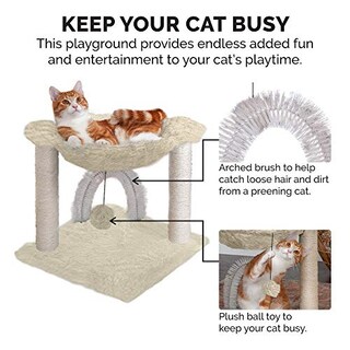 Foto 4 | Hamaca Cat Tree Playground Furhaven Tiger Tough Cream - Venta Internacional.