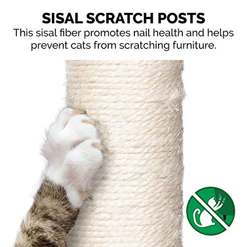 Foto 6 pulgar | Hamaca Cat Tree Playground Furhaven Tiger Tough Cream - Venta Internacional.
