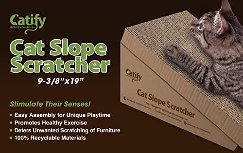 Foto 4 pulgar | Almohadillas De Recambio Cat Scratcher Best Pet Supplies, Cartón Corrugado - Venta Internacional.