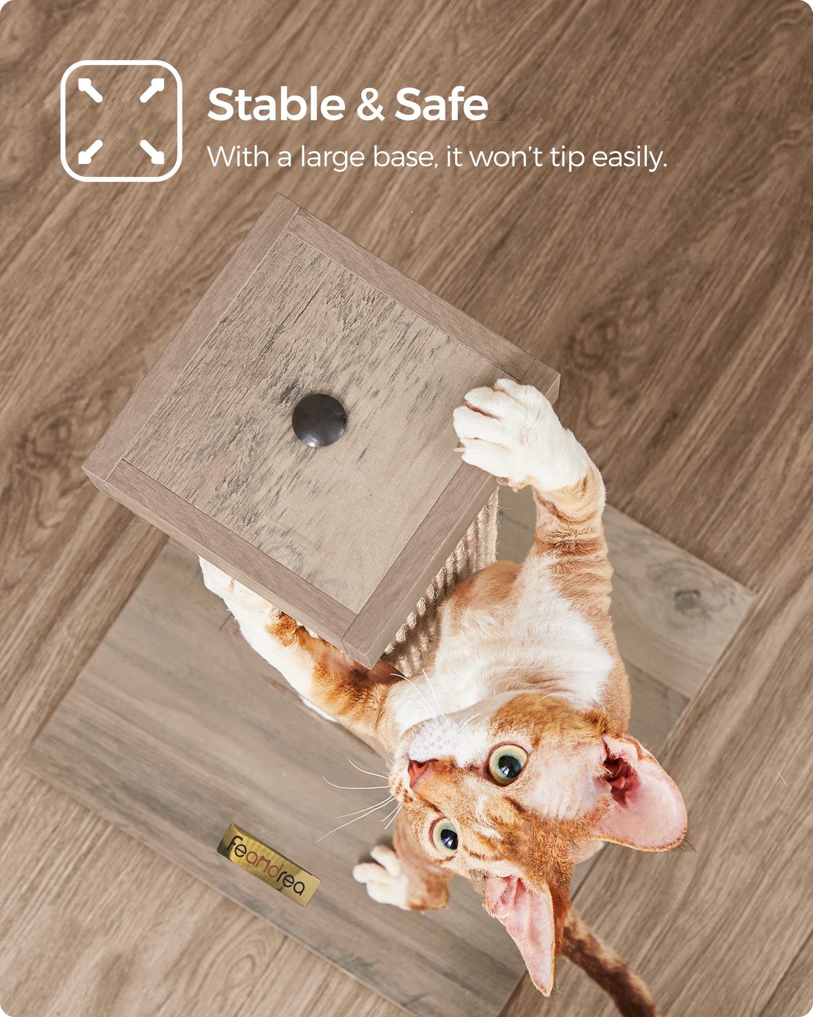 Foto 5 pulgar | Rascador Para Gatos Feandrea Para Uso Interior, 73 Cm De Altura - Venta Internacional.