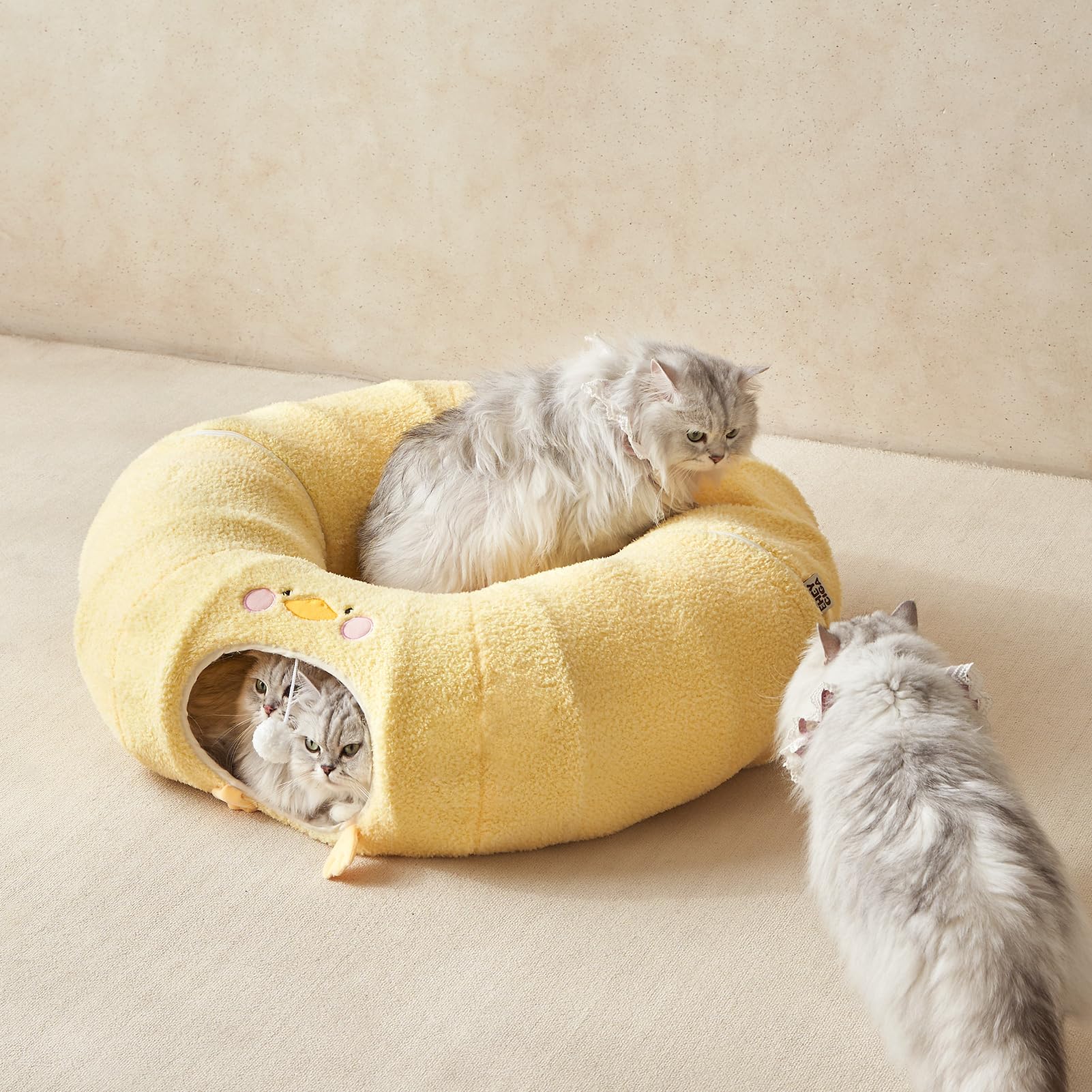 Foto 8 pulgar | Cama Cat Tunnel Eheyciga Para Gatos De Interior Con Cojín Lavable - Venta Internacional.