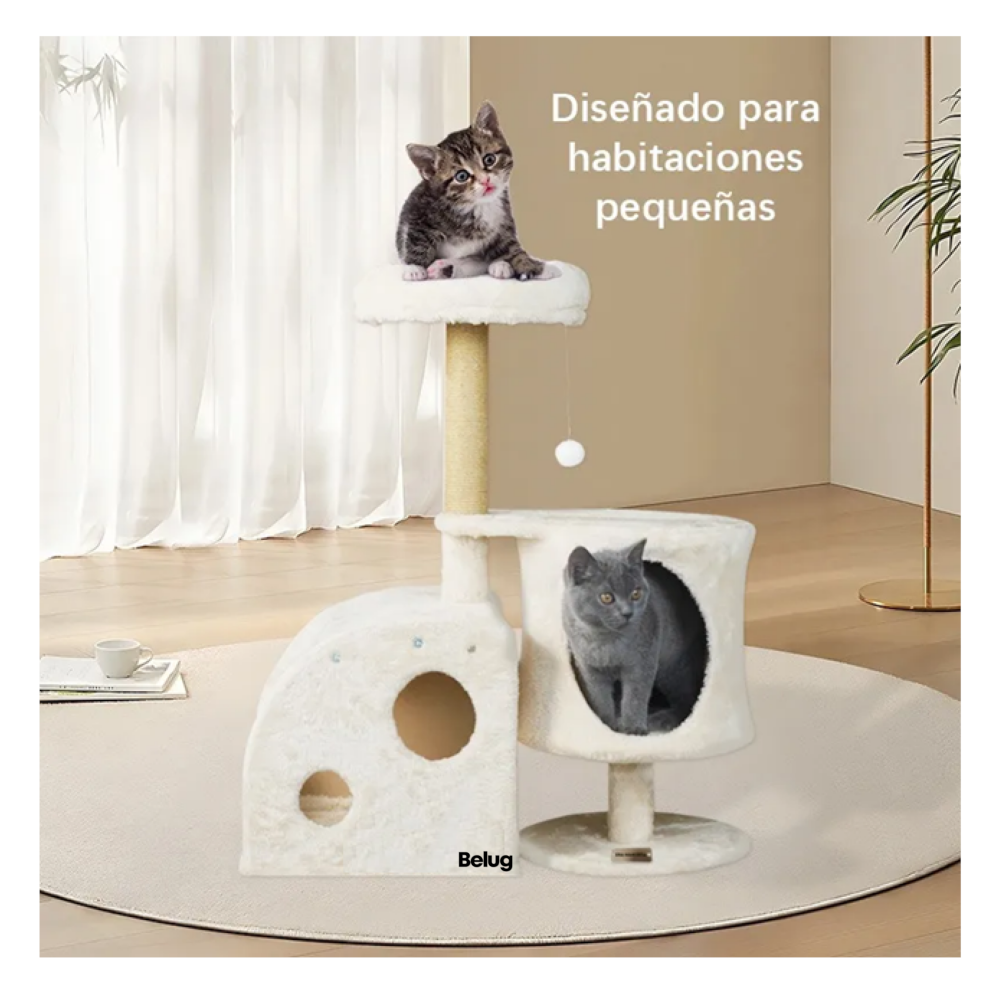Foto 5 | Rascador Gato Con Casa Belug  Beige