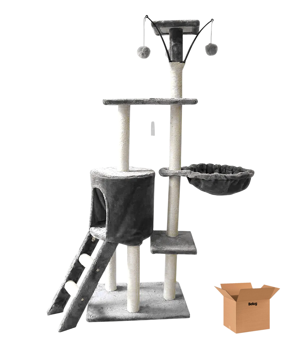 Foto 2 pulgar | Torre Rascador Belug   Para Gatos Gris