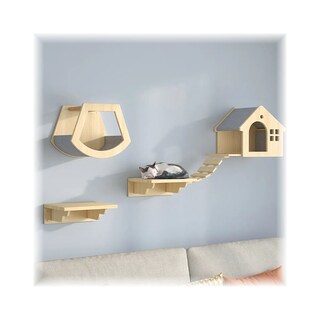 Foto 2 | Muebles De Pared Con Casas Y Escaleras Eo Safe Imports Esi-20221 Beige